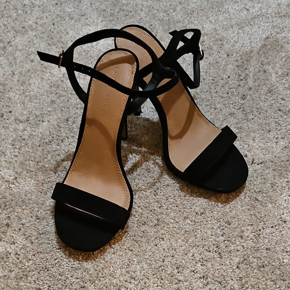ASOS Black Strappy Heels Timeless Elegance
